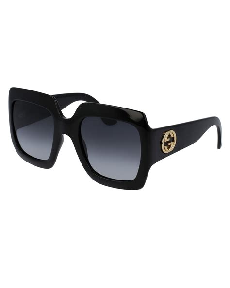 gucci gg 00110 square glasses|gucci oversized square sunglasses black.